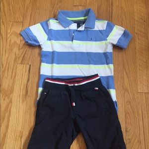 Tommy set ( short and T-shirt) in good condition